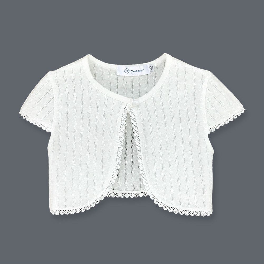 childrens white bolero cardigan