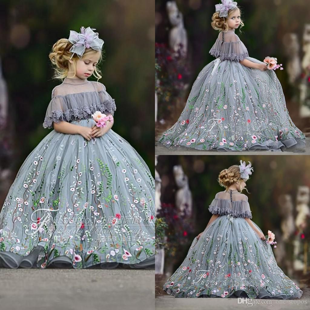 silver gown for kids
