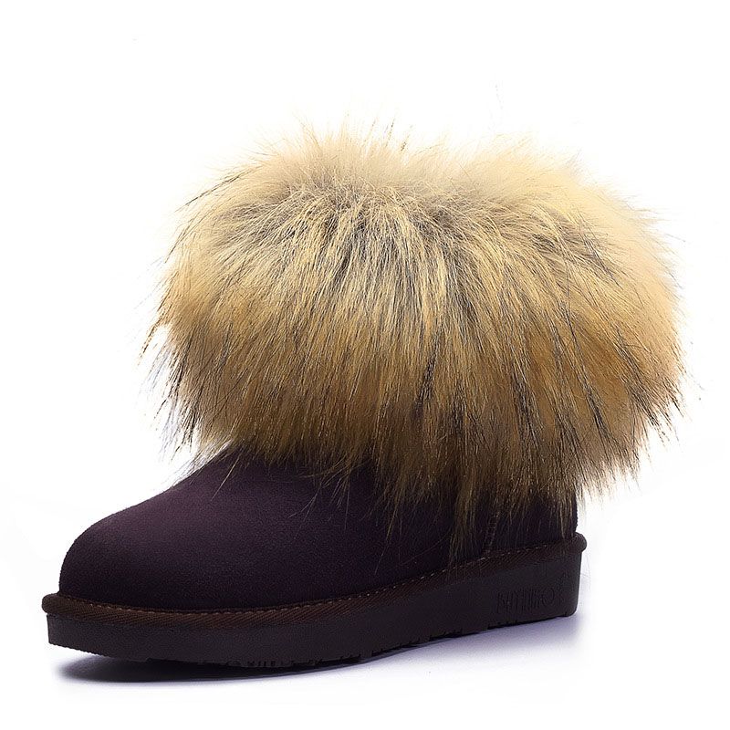 Acquistare Stivali Invernali Con Pelliccia Di Camoscio Di Mucca, Stivali Da  Donna In Suola Piatta In Vera Pelle, Stivali Con Pelliccia Naturale, Scarpe  Da Donna Invernali. DFO029 Economico | Consegna Veloce E