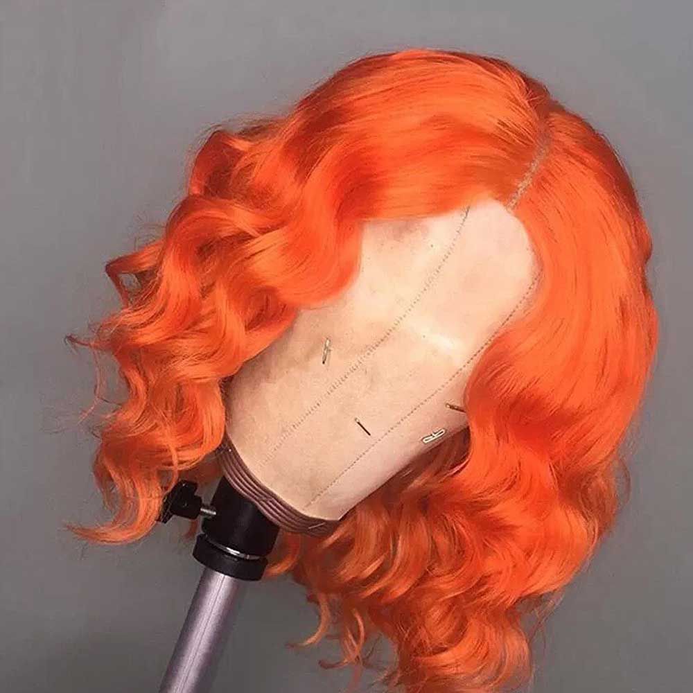 Cabello Naranja Corto