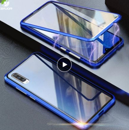 Magnetic Case For Samsung Galaxy A40 A70 Case Shockproof Bumper Double Side Tempered Glass Metal Cover For Samsung A 40 70 Case Customize Cell Phone Case Fashion Cell Phone Cases From Ziqi1241