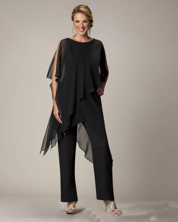 Pant Suits Chiffon Formal Evening Dress 