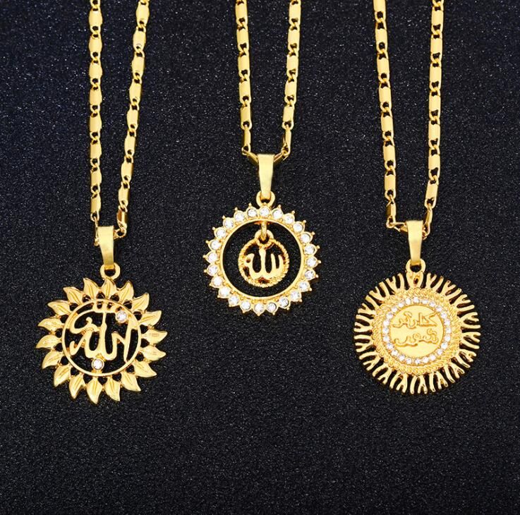 Wholesale Men Women Fashion Pendant Necklace Charm Muslim Islamic Totem