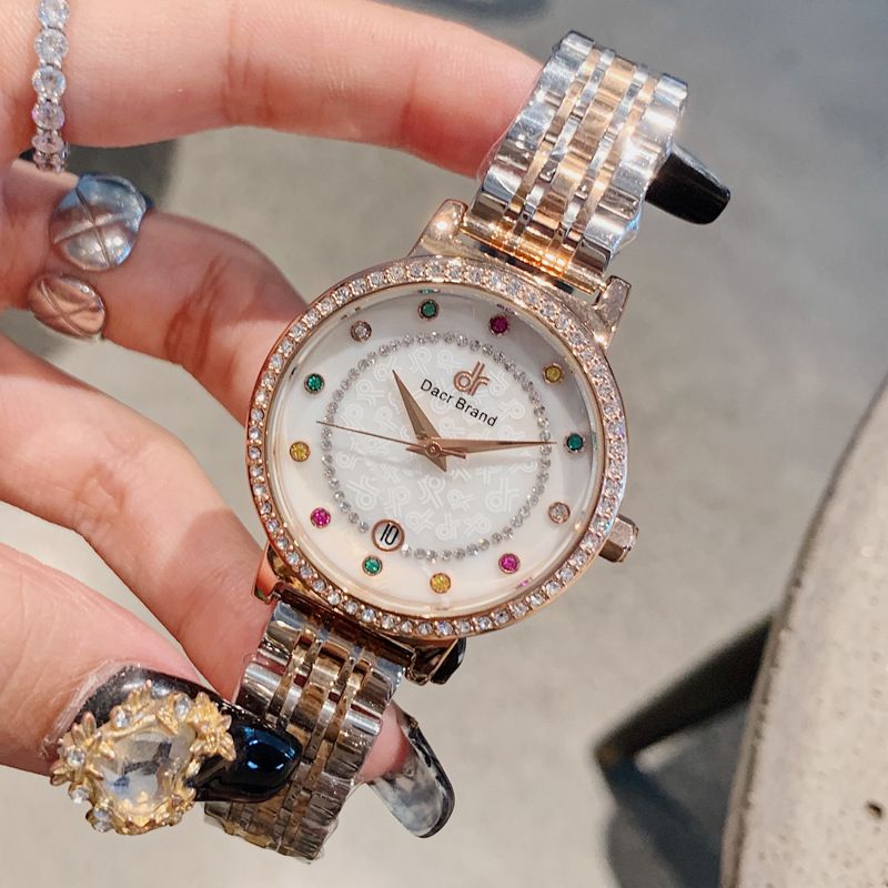 Dacr Trend Fashion Ladies Steel Belt Watch Hand Studded With Calendar Watch Ins Wind Watch Watch Sales Online Watch On Sale From Sarahyj1992 19 8 Dhgate Com
