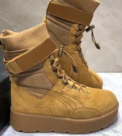 Compre Desconto Barato Rihanna X FENTY Sneaker Boot Sapatos, FENTY BEAUTY  BY RIHANNA, Alta Tambor Aquecer Botas Slim, Senhoras Tênis, Sapatos Formais  Barato | Entrega Rápida E Qualidade | Pt.Dhgate