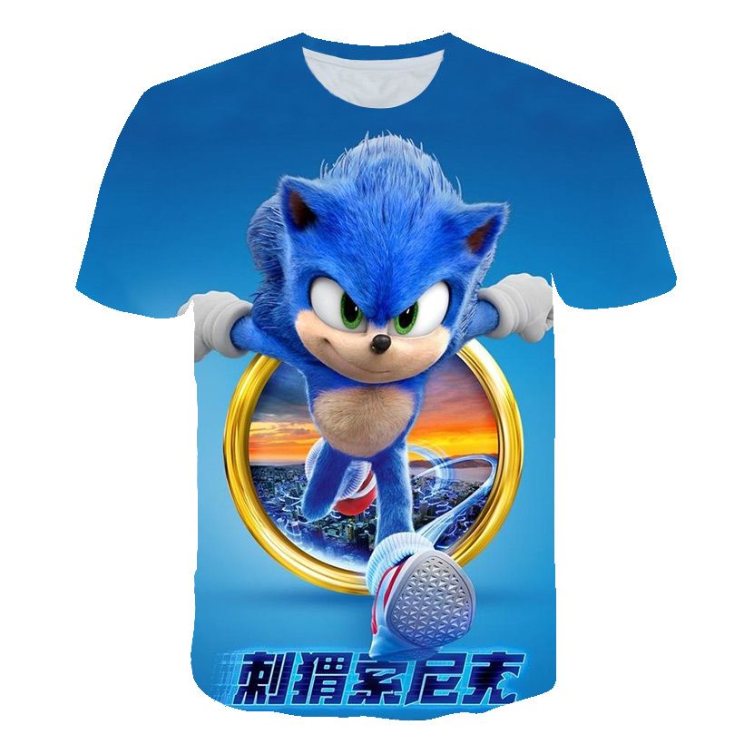 3d Harajuku Cartoon T Shirt Junior Sonic Movie Anime Series Printed Short Sleeves Summer Promotion Fashion Parent Child Clothing Designer T Shirt Coolest T Shirts From Mengyian 10 15 Dhgate Com - sonic movie shirt roblox