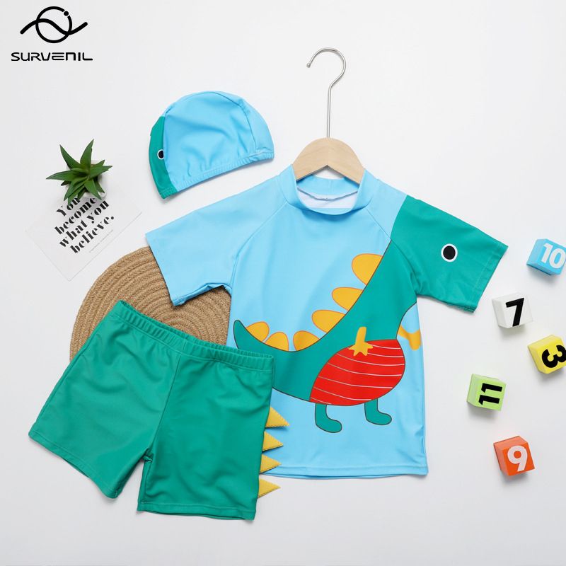 dinosaur swimsuit boy