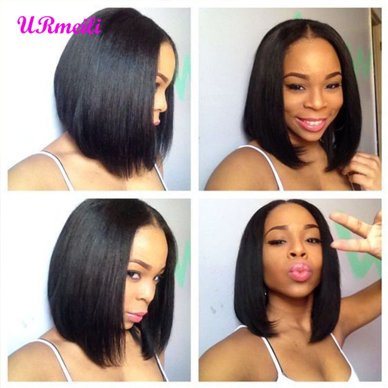synthetic bob lace front wig