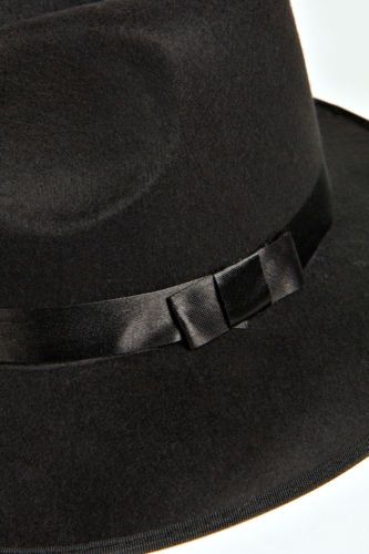 Women Men Unisex Fashion Blower Fedora Wool Felt Jazz Dance Sun Hat Trilby Letter Leather Band Gangster Cap