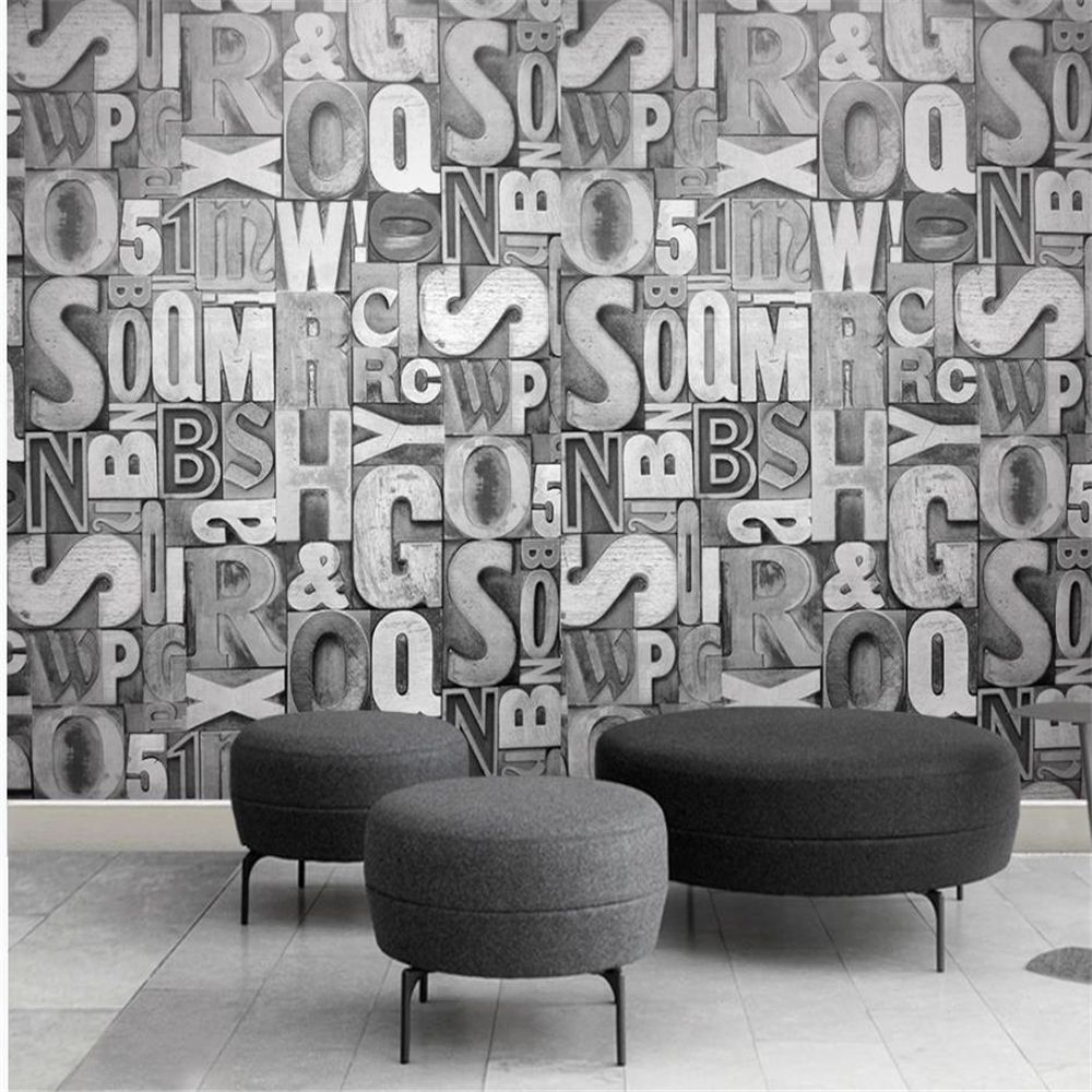 Relief wallpapers 3D TV background wall painting wall painting grey letters wallpapers Relief wallpapers 3D TV background wall painting wall painting grey letters wallpapers