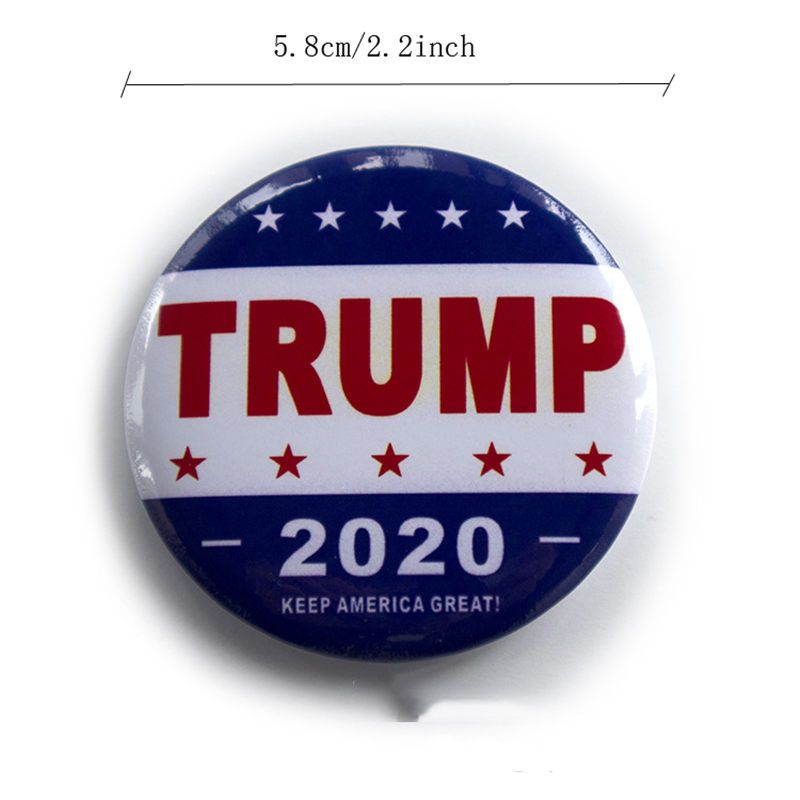 2020 Metal Badge Trump Enamel Pins America President Republican Campaign BCxj