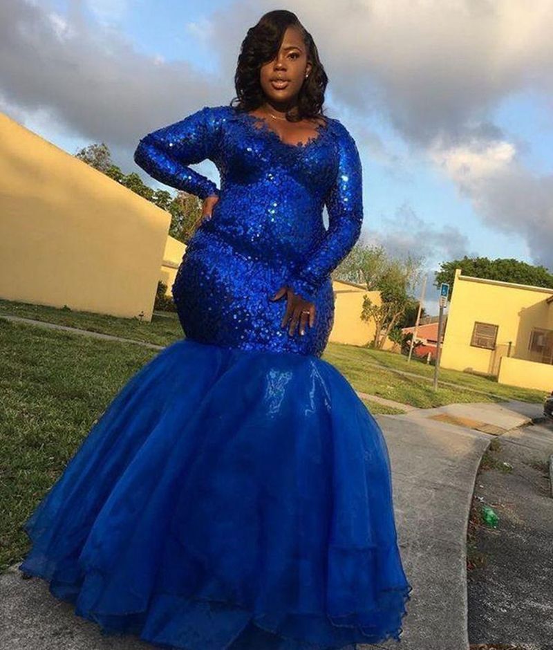 Shinny Sequins Mermaid Formal Dress 