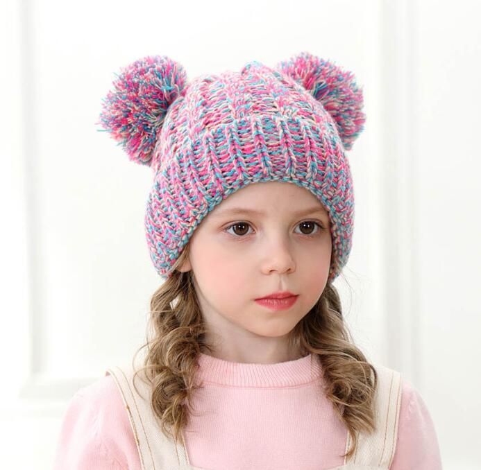 Gorro de ganchillo con dibujos de gato para bebé,invierno, Gorro de ganchillo con dibujos de gato para bebé,invierno,