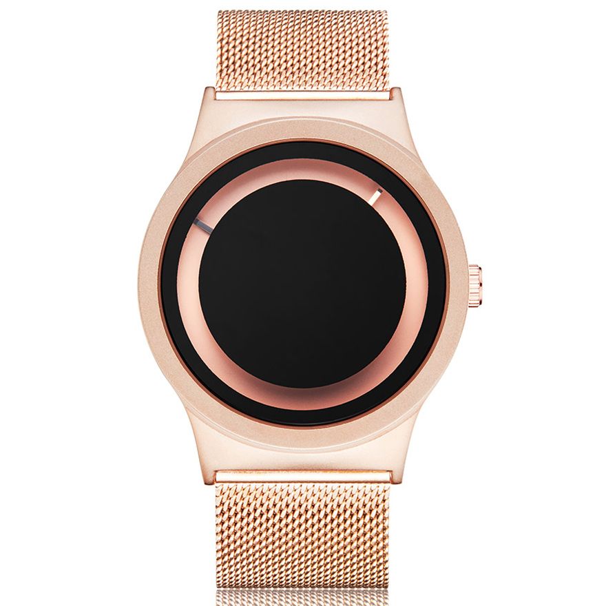 Creative Couple Watch Rose Gold Black Watches Men Women Unique Turntable Dial Wristwatch Casual Sport Steel Male Quartz Clock Mx190801 Watches Online Buy Online Buy Watches From Buyocean08 12 28 Dhgate Com