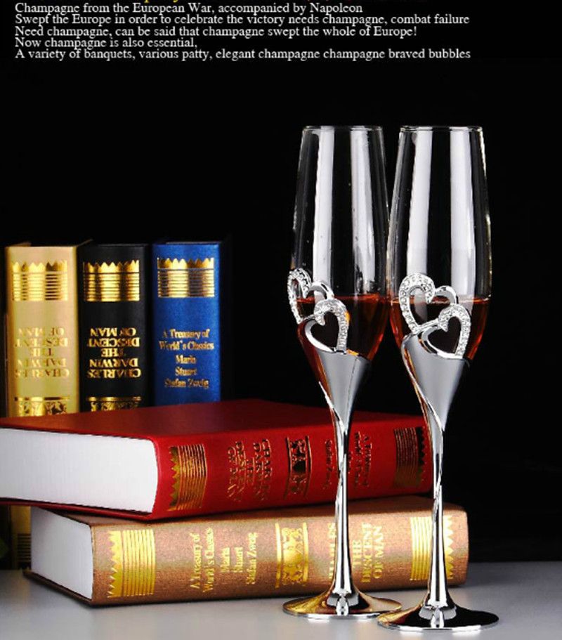 satin al dugun cift cam bardak sampanya cam flut mukemmel hediyeler 2 parca fiyatlari luks kristal sarap gozluk tl395 6 dhgate comda