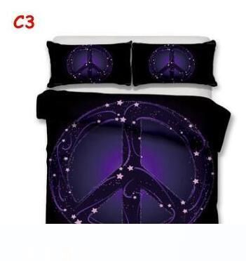 Luxury Bedding Set Duvet Hippie Style Bed Cover Set King Sizes