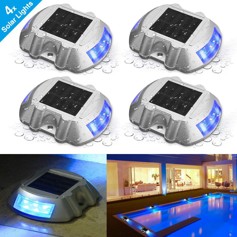 LED Solar Lights Step Waterproof Stair Outdoor Lighting Yard Paths Decor Lamps