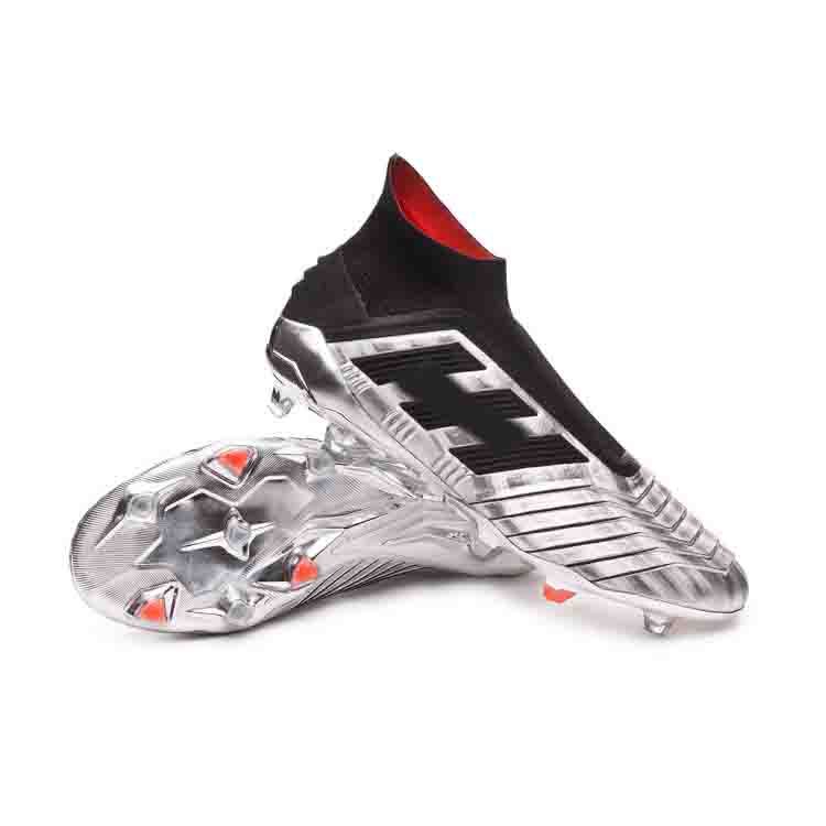 Año Nuevo Rojo Color Predator 19+ TF FG 302 Botines de fútbol Chaussures Football