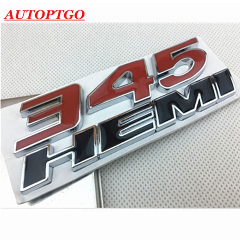 2X 392 Emblem 3D Logo Badge Premium Car Decal Fit For Hemi Challenger Chrysle 300c Black 