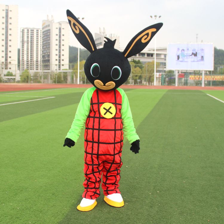 New Bing Bunny Mascot Extremely Costume Rabbit Animal Dress Party Adult Clothing