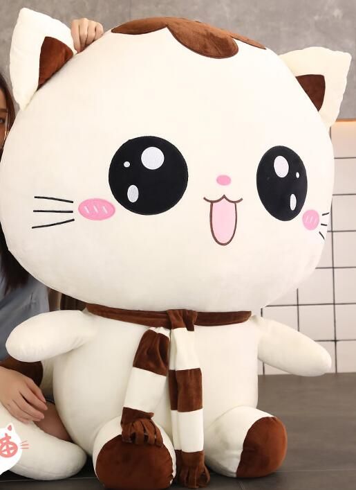 big plush cat