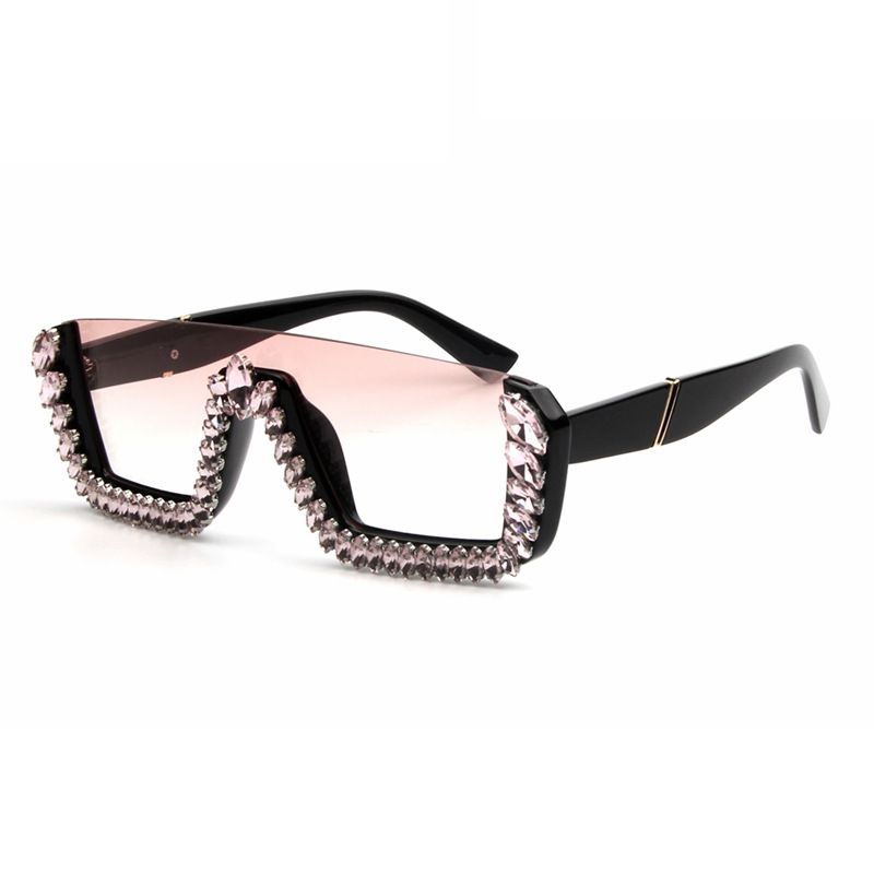 Gafas de sol de diamante sin marco Gafas de solmujer Gafas de sol de diamante sin marco Gafas de solmujer
