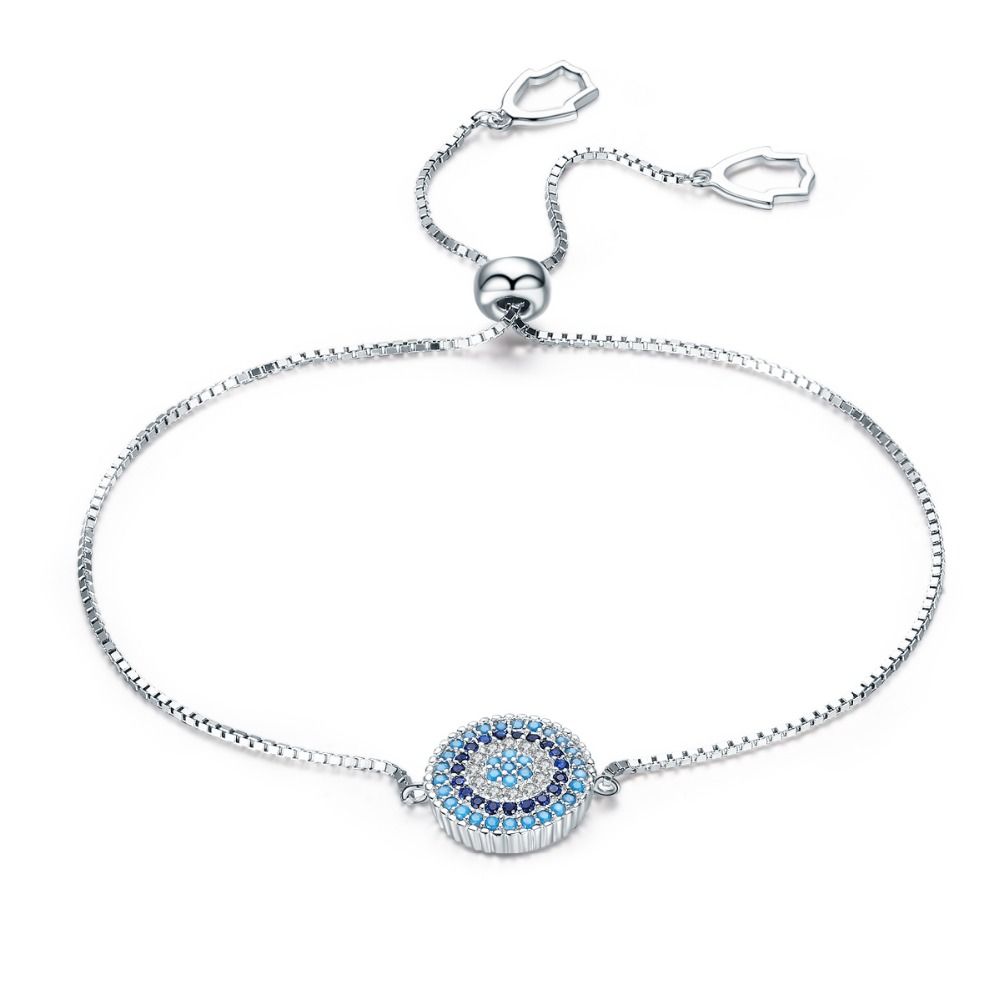 MOONRING Women Adjustable Cubic Zirconia Tennis Bracelet Jewelry Gift for Christmas Day
