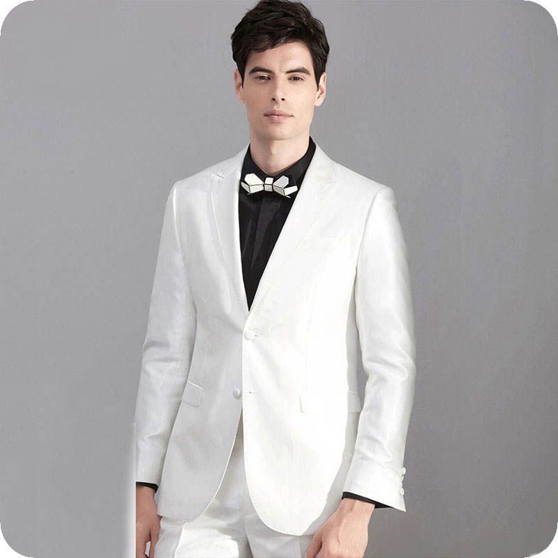 Compra Últimos Diseños De Pantalón Blanco, Traje De Novio, Esmoquin,  Italia, Hombres, Trajes Para Boda, Padrinos De Boda, Chaqueta De Punto 2  Piezas, Traje Personalizado, Homme Terno Masculino Barato | Entrega Rápida