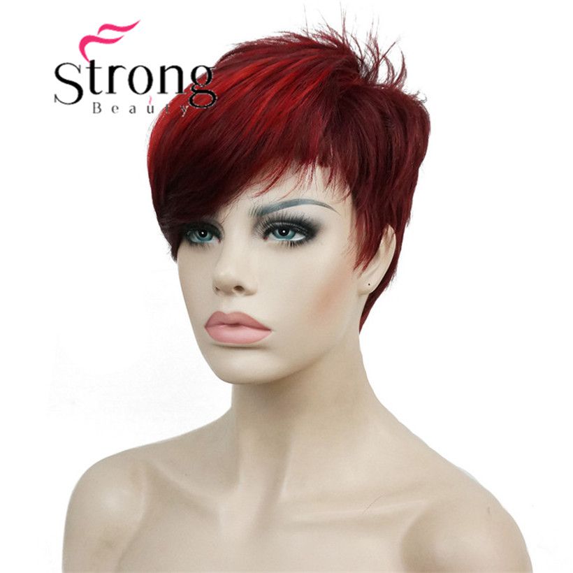 short side bang wigs