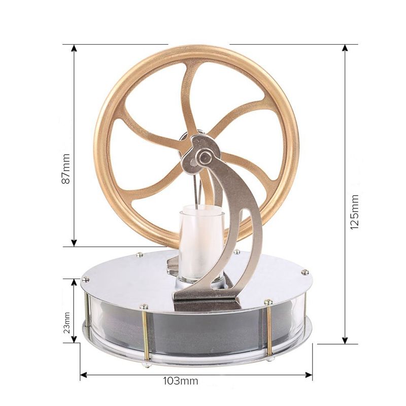 steam engines  Low Temperature Stirling Engine Motor Steam Heat Education Model Toy Kit