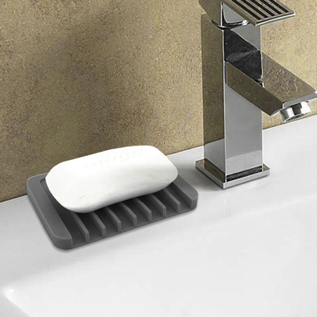 2020 Waterfall Plastic Soap Dish Bathroom Accessories Drain Bar Soap