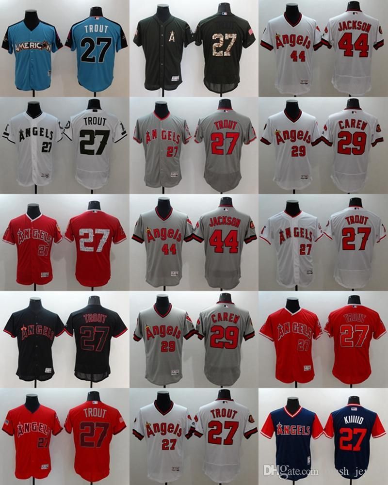 trout baseball jersey