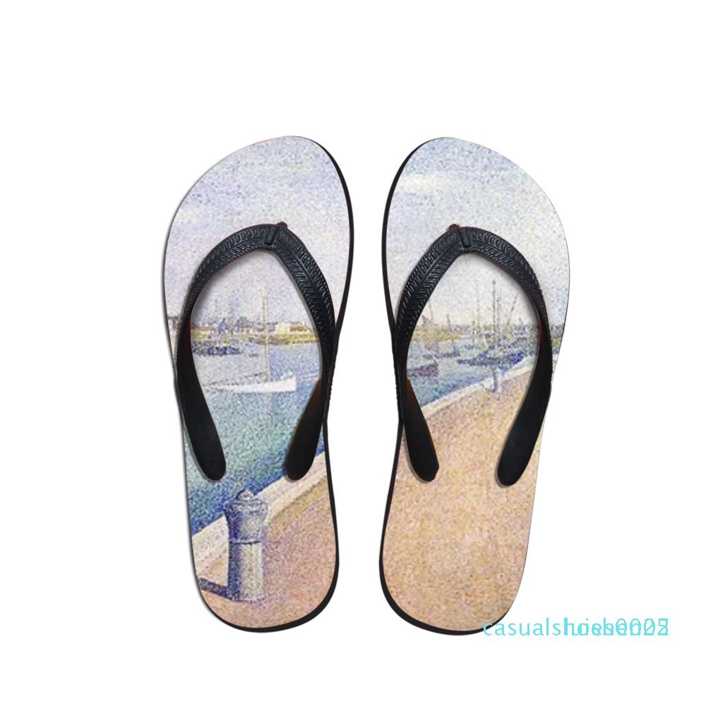 slip resistant flip flops
