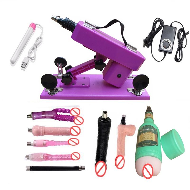 Sex Machine met accessoires