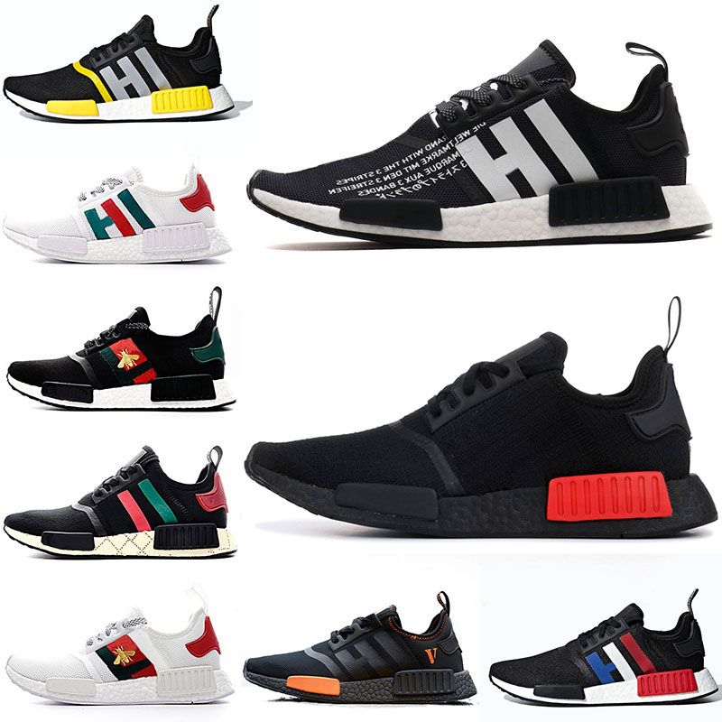 Contratado Soltero transferir adidas nmd r1 gucci bee sneakers Primeknit Runner R1 PK OG Japan Bee para  hombre Negro