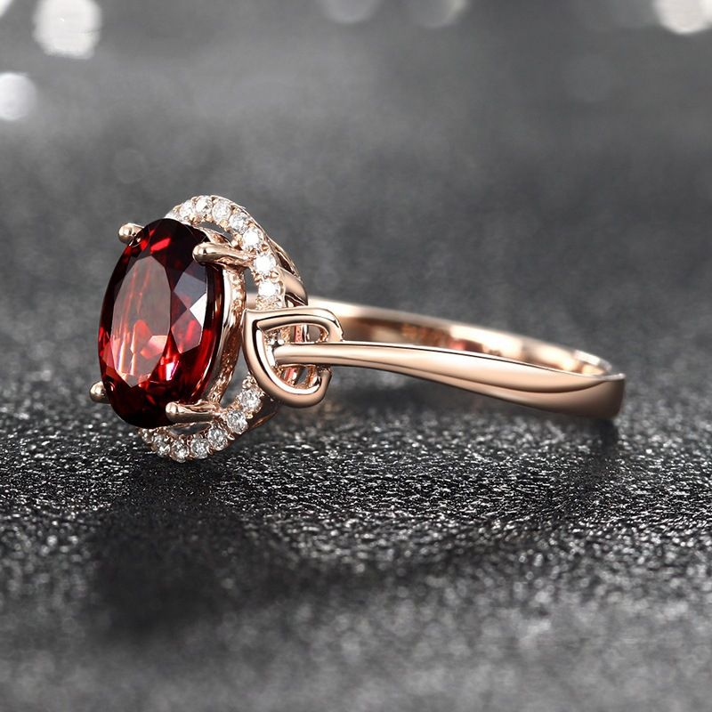 6 MGZDH Womens Ring Luxury Rose Womens Ring Copper Plated Silver Gold Separated Zircon Ring No Yellow 6 MGZDH Womens Ring Luxury Rose Womens Ring Copper Plated Silver Gold Separated Zircon Ring No Yellow
