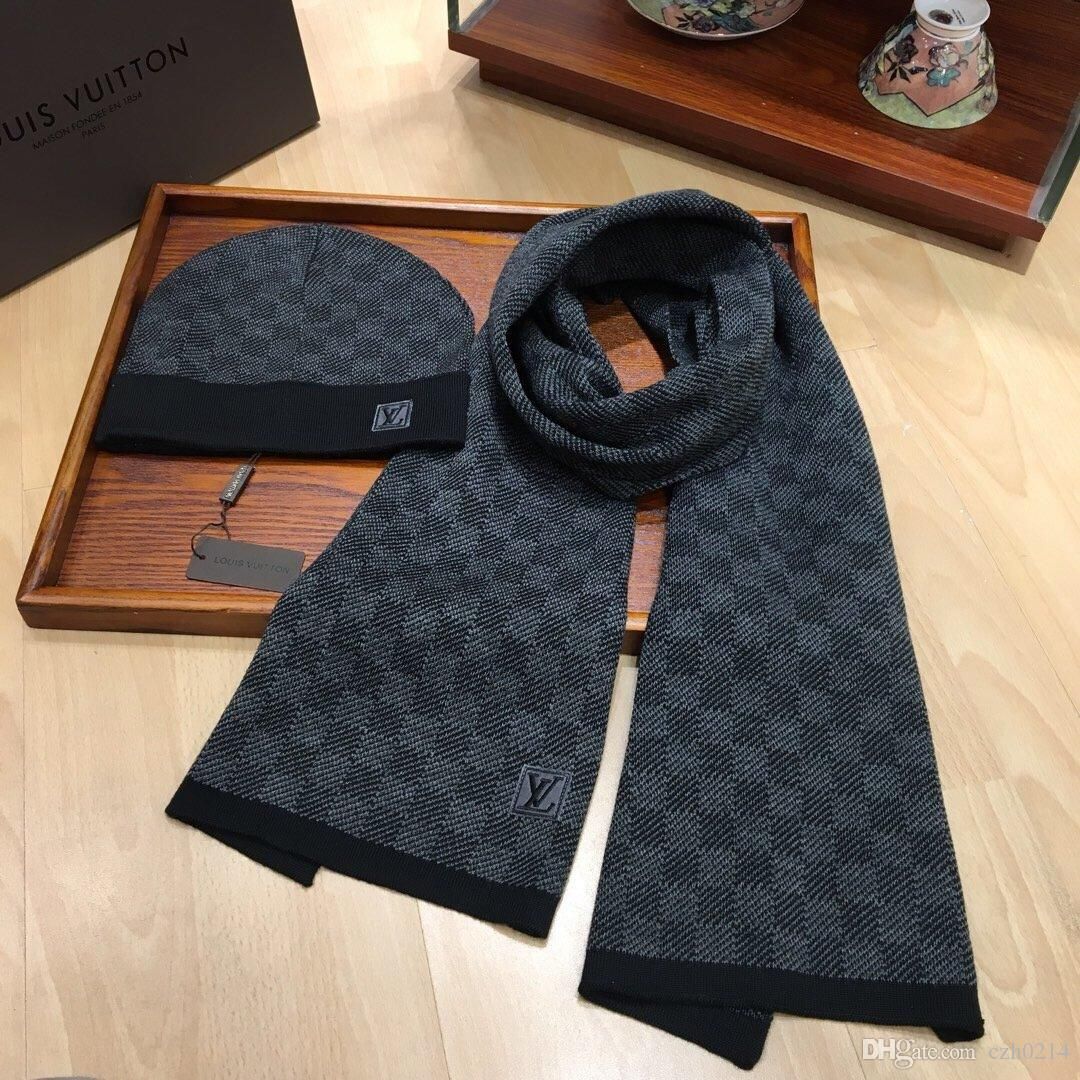 Classic Style Women And Men Knitted Scarf And Hat Set Winter Warm Hats And  Scarves Beanie Hat For Men With Box From Jh69233, $62.86