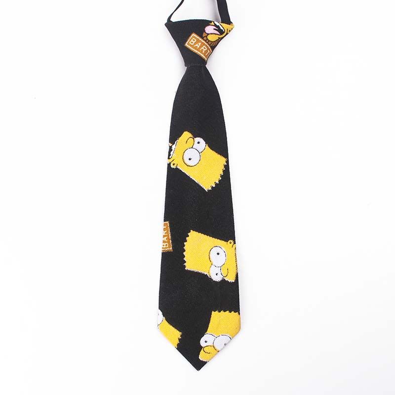 Childrens Cartoon Tie Cotton Animal Print Small Fresh Fruit Japanese Harajuku Style Ins Explosion Section Rubber Band Tie Boys Ties Pink Tie From Slimskirt 24 36 Dhgate Com