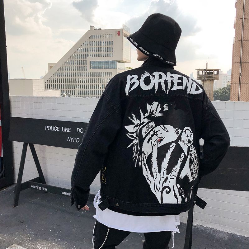 Mejor Precio En A Granel Naruto Kakashi Imprimer Trou Denim Jacket Chaqueta  Hombre Hip Hop Desserrées Jeans Dhomme Vestes Veste Homme Veste Coupe Vent  Bomber | Envío Gratuito | DHgate | Moins