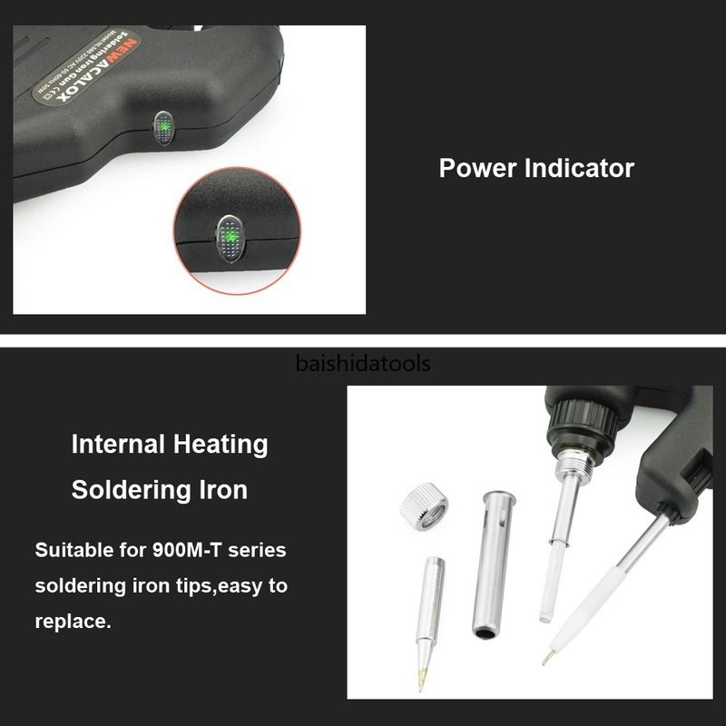 Garosa Hierro de Soldadura Electrónico Herramienta de Reparación de La Estación de Soldadura de Hierro de Soldadura 50w con Elemento Calefactor A1322 5 Hole
