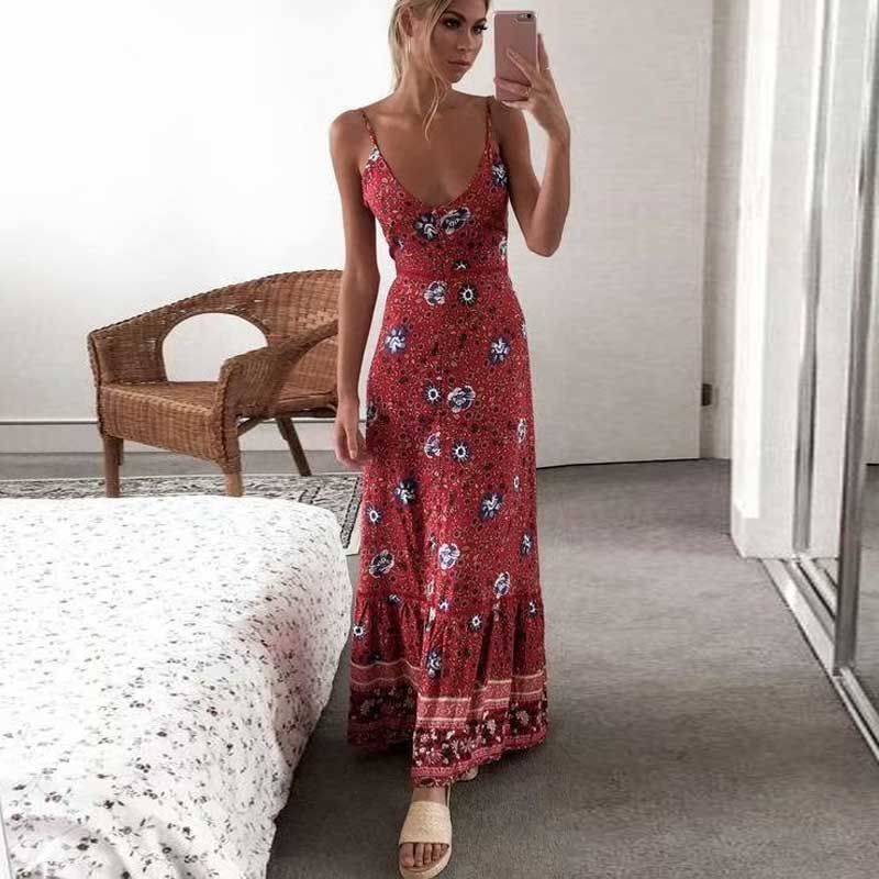 petite linen maxi dress