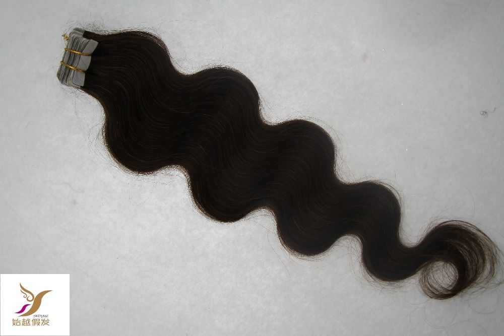 Skin Weft Real Remy Tape In Human Hair Extension 100g Brazilian