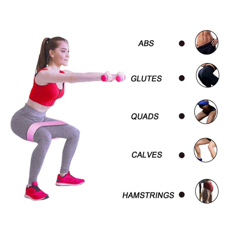 Resistance Belt Yoga Stretch Belt Booty Exercise Elastic Bands