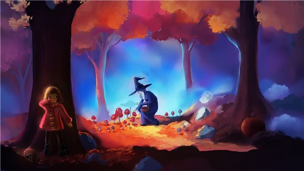 Compre 5d Diamante Chico Bruja De Dibujos Animados Bordado Del