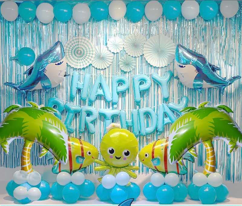 Anniversaire Creatif Ballon En Aluminium Joyeux Anniversaire Alphabet Dauphin Bleu Mis A Celebrer La Scene Fete 22 A Partir De Yibeauty 18 24 Dhgate Mobile