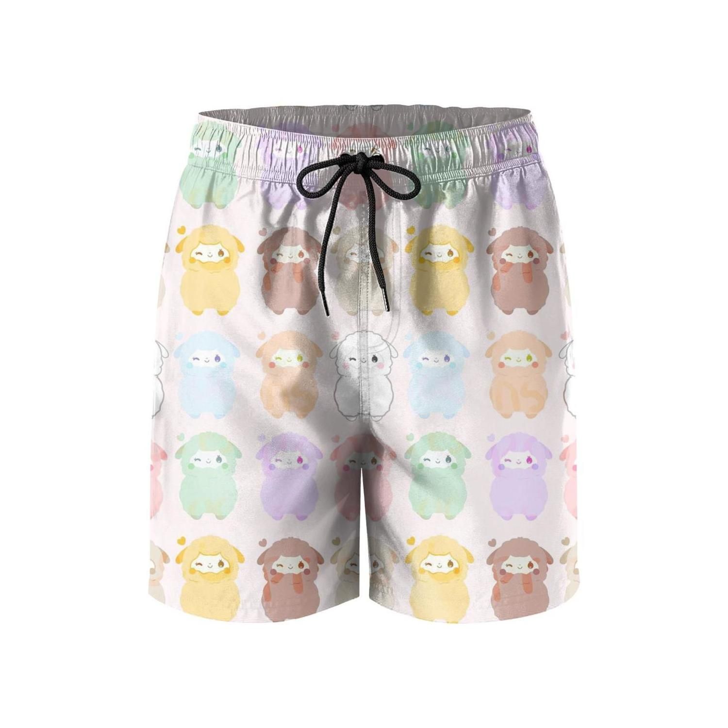 llama swim trunks