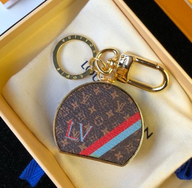 With Box Luxury Designer Keychains Mens Women Keyring Holder Monogram