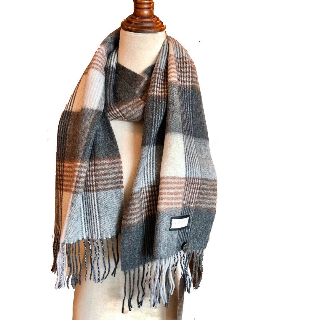 big check scarf