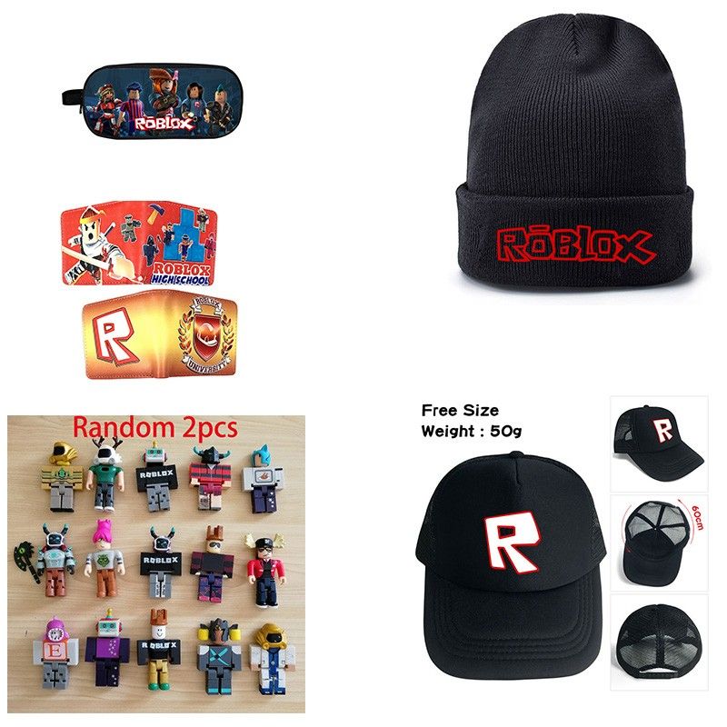 2020 Game Roblox Figma Oyuncak Pencil Bag Case Boys Girls Knit - roblox girl with butterfly hat