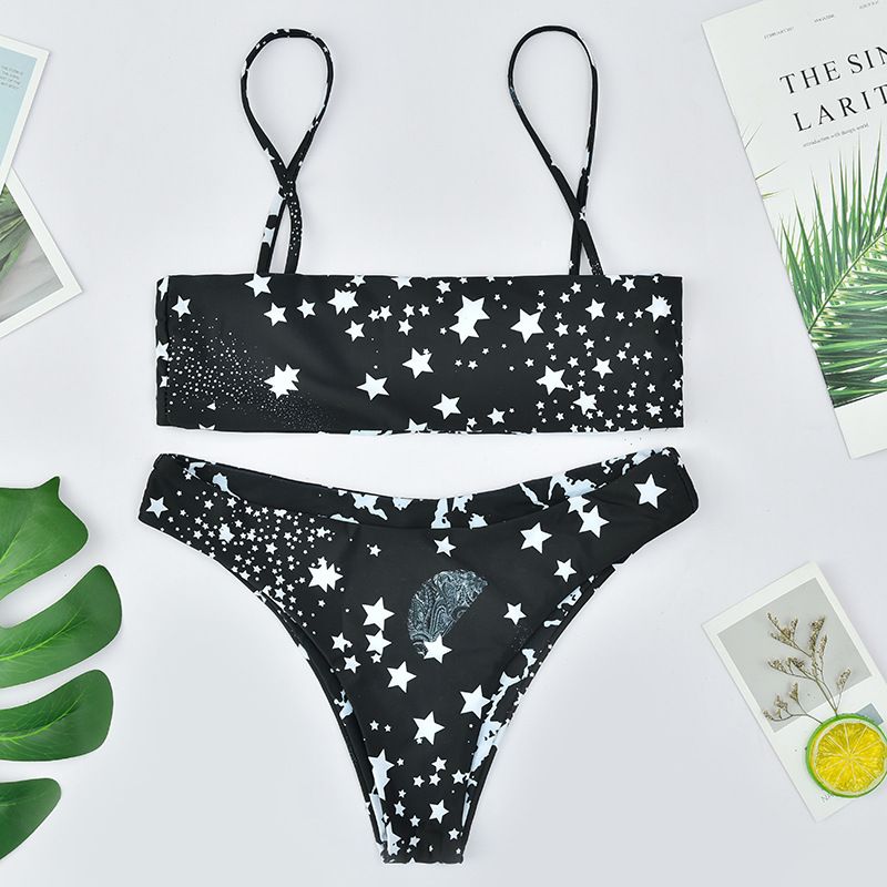 padded scoop neck bikini